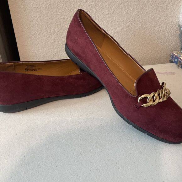 Comfortview Slip On Shoes Chain 11WW Great fall Holiday Color Flats - Picture 5 of 11